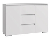 Biała nowoczesna komoda 120 cm - Elsinor 4X Edinos