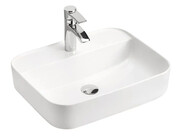 Ceramiczna umywalka nablatowa Ravis 2X - Biała Edinos