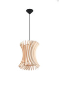 Drewniana lampa wisząca w stylu skandynawskim - EX566-Oriani Lumes
