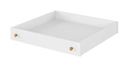 Biała szuflada na pościel pod łóżko - SO-09 Edinos
