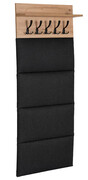 Wieszak ścienny do przedpokoju tapicerowany 60 cm - Novox 4X Edinos