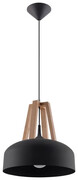 Czarna industrialna lampa wisząca - EX516-Orletta Lumes