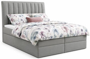 Dwuosobowe łóżko kontynentalne Igedis 140x200 - 44 kolory Edinos