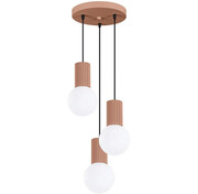 Beżowa lampa w stylu industrialnym - K600-Buble Lumes