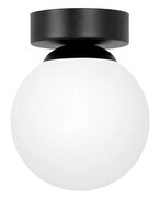 Biała lampa sufitowa szklana kula - A687-Tulio Lumes