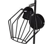 Czarny industrialny kinkiet druciany - S573-Luko Lumes