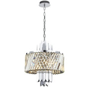 Lampa wisząca glamour chrom - K572-Morgi Lumes
