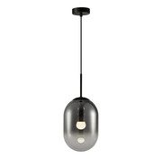 Lampa wisząca z czarnym dużym kloszem - K402-Tiriza Lumes