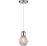 Industrialna chromowana lampa wisząca - K532-Rezi Lumes