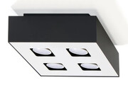 Nowoczesny plafon LED E776-Sofis - czarny Lumes