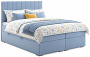 Podwójne łóżko boxspring Mariz 160x200 - 32 kolory Edinos