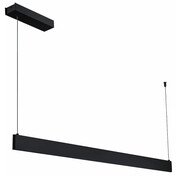 Czarna podłużna lampa wisząca - K611-Segro Lumes