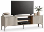 Kaszmirowa szafka RTV na nóżkach 160 cm - Luccio 4X Edinos Premium