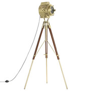 Regulowana lampa podłogowa trójnóg retro z drewna mango - EX198-Erfis Lumes