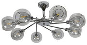 Nowoczesna chromowana lampa wisząca - D277-Konta Lumes