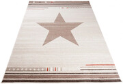 Kremowy dywan geometryczny - Matic 120x170 Profeos
