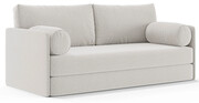 Gładka sofa rozkładana z poduszkami Ecrodi - 32 kolory Edinos