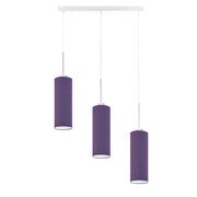 Lampa wisząca nad stół z białym stelażem - EX383-Składany - 18 kolorów Lumes