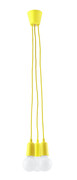 Żółta industrialna lampa wisząca zwisy - EX542-Elris Lumes