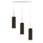 Lampa wisząca z podłużnymi kloszami na stalowym stelażu - EX393-Riwas - 5 kolorów Lumes