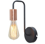 Czarny nowoczesny kinkiet - K185-Nova Lumes