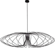 Czarna loftowa lampa wisząca druciana - S056-Iwans Lumes