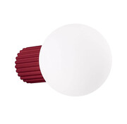 Burgundowy szklany kinkiet - K597-Buble Lumes