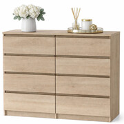 Komoda Lonix 2X 140 cm - dąb sonoma Edinos