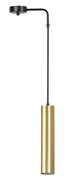 Czarna nowoczesna lampa wisząca tuba - D061-Mykos Lumes