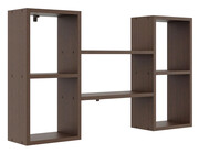 Nowoczesna półka ścienna w kolorze wenge - Scarpi 2X Edinos