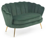 Zielona tapicerowana sofa glamour - Ilmsa 4X Edinos