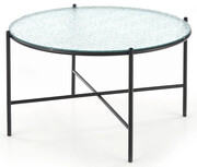 Bezbarwny szklany stolik kawowy - Roles 2X Elior