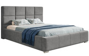 Pojedyncze łóżko ze schowkiem 120x200 Campino 3X - 36 kolorów + materac piankowy Contrix Superb Elior