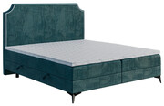Kontynentalne łóżko boxspring 160x200 Amani - 32 kolory Edinos