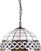 Dekoracyjna lampa wisząca witrażowa - S1001-Awinion Lumes