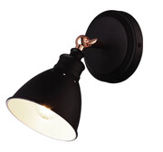 Czarny metalowy kinkiet z ruchomym kloszem - A773-Animas Lumes