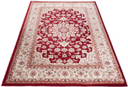 Czerwony prostokątny dywan w klasyczny wzór - Igras 8X 200x300 Profeos