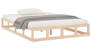 Naturalne sosnowe łóżko 120x200 - Rixo 4X Edinos