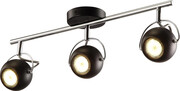 Czarna lampa sufitowa z okrągłymi reflektorami - S982-Tip Lumes