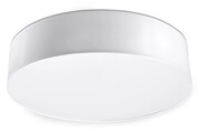 Okrągły minimalistyczny plafon E779-Vati - biały Lumes