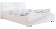 Dwuosobowe łóżko z pojemnikiem 180x200 Oliban 3X - 36 kolorów + materac kokosowy Contrix Double Coco Elior