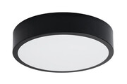 Czarny okrągły minimalistyczny plafon LED 30 cm - A600-Liptos Lumes