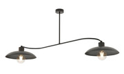 Czarna metalowa lampa sufitowa - D136-Cerana Lumes