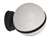 Okrągły kinkiet zewnętrzny czarny - N011-Hiflok Lumes