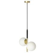 Podwójna złota lampa wisząca - K487-Tiox Lumes