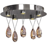 Lampa sufitowa glamour z kryształkami - K538-Adoli Lumes