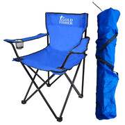 Niebieskie turystyczne krzesło składane - Ozen Elior