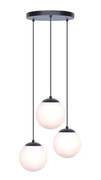 Lampa wisząca nad stół ze szklanymi kloszami - S761-Lokia Lumes