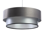 Lampa wisząca glamour z podwójnym abażurem - S424-Salta Lumes