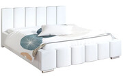 Tapicerowane łóżko 200x200 Galbano 3X - 36 kolorów + materac piankowy Contrix Superb Elior